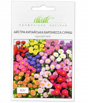 Изображение товара Насіння квітів Астра Баронеса суміш
